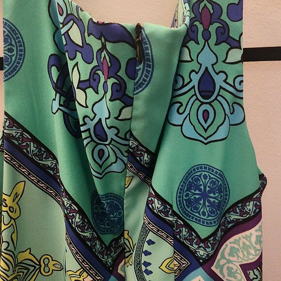 Dressbarn Sheath Dress Aqua Blue Green size 6 - Picture 4 of 5